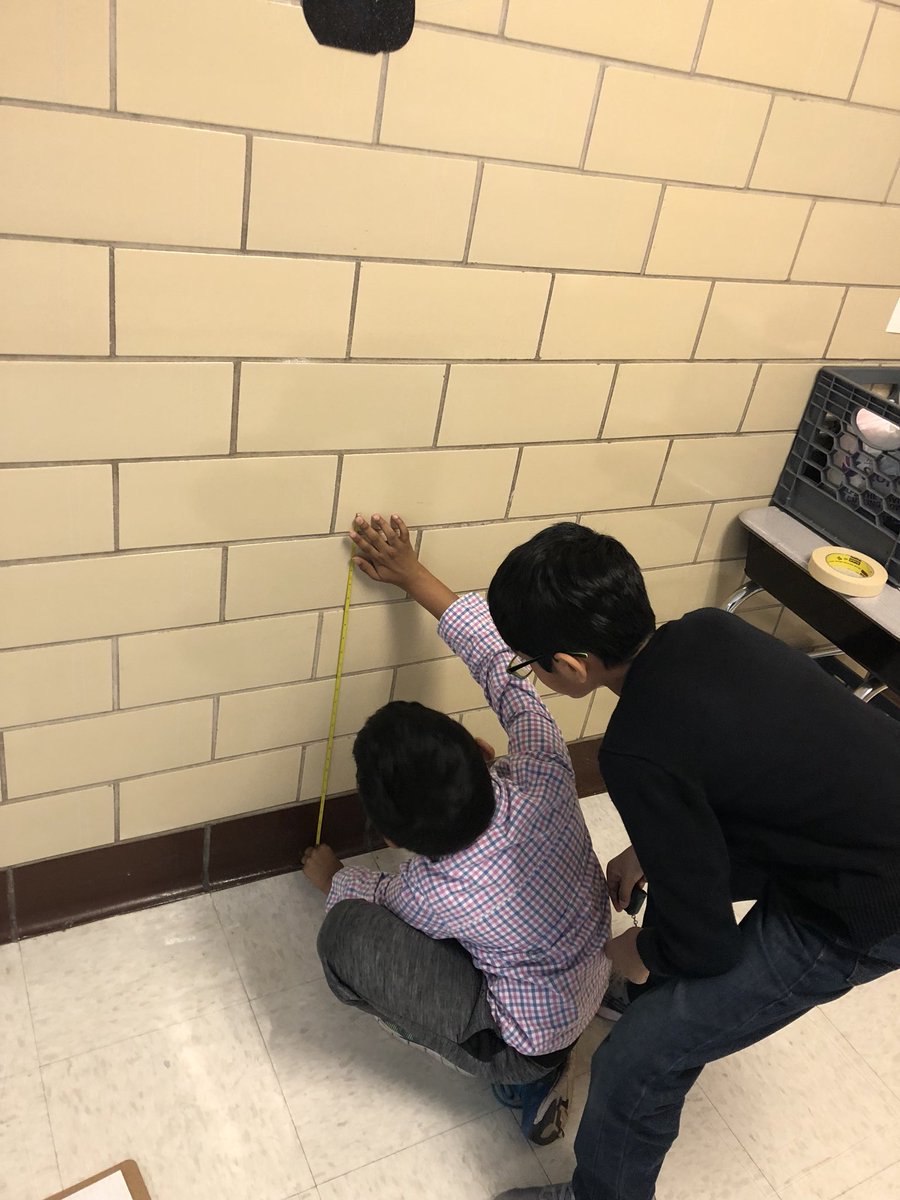 3rd grade G&amp;T students finding just the right spot and measurements for a school aquarium. <a href="/LincolnSchool8/">Lincoln School</a>
