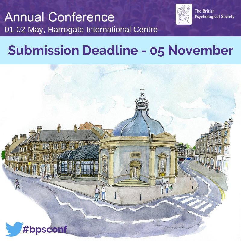 Get feedback on your work, share your research, network and more - submit online for the opportunity to present at #bpsconf Annual Conference 2019 ow.ly/Mn3830mgReu