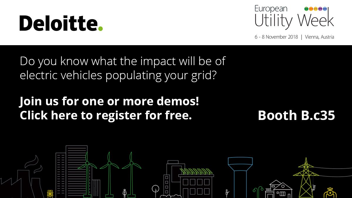 DieterVonken's tweet photo. Curious to know the answer? Register for free to find out at out booth! #EUW18 #connectedutility #NGIN #Deloitte https://t.co/pU5LJHKRk4 https://t.co/BViFyUBvei