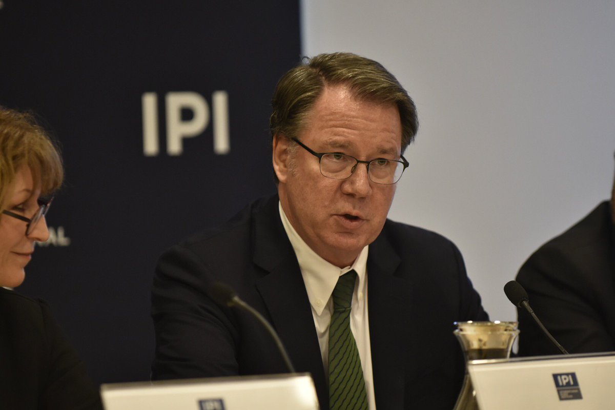 ipinst's tweet photo. Mr. Flynn: Our work is not as transparent as it could be; human rights are a core concern.

Main issue: how to define terrorism. Abuse of CT laws can result from the overly broad definitions used to stifle dissent. We are chipping away at that issue. https://t.co/5YZRGulwx6