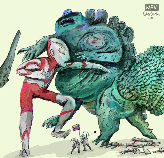 OCTUBRE 17, 2018 #Venezuela #ultraman #japan @kawamootoo @CartooningForPeace <a href="/CartooningPeace/">Cartooning for Peace</a> <a href="/NDtitulares/">Noticiero Digital</a> #WEIL