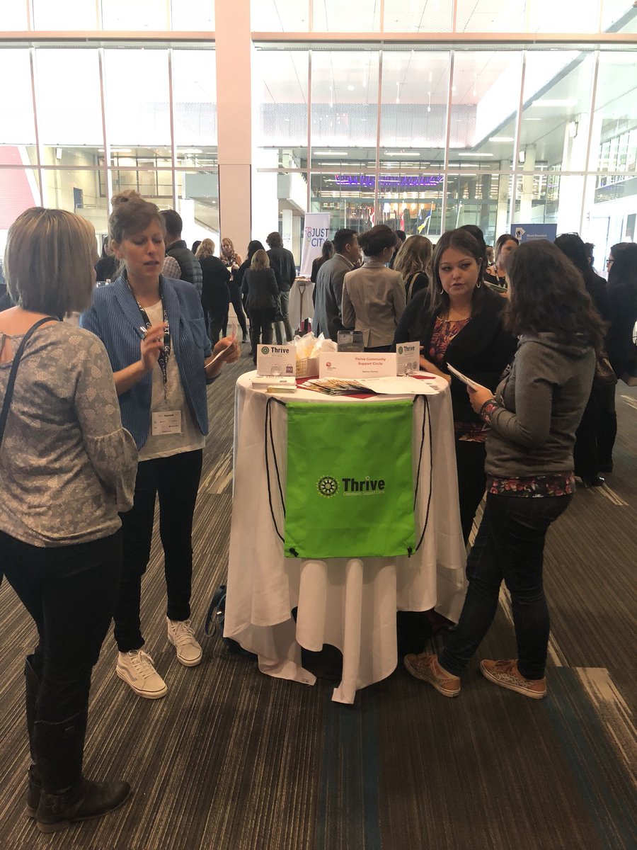 GenNextWinnipeg's tweet photo. #GenNextSummit2018 lunch break and networking session. The perfect opportunity to visit and chat with @UnitedWayWpg agencies that do amazing work in our community! https://t.co/hxiPmMsVXg