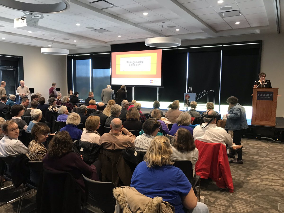 We’re so excited to present the benefits of #WellnessVR today at the #ReimagineAging conference with <a href="/SCS_MN/">SeniorCommServices</a> !