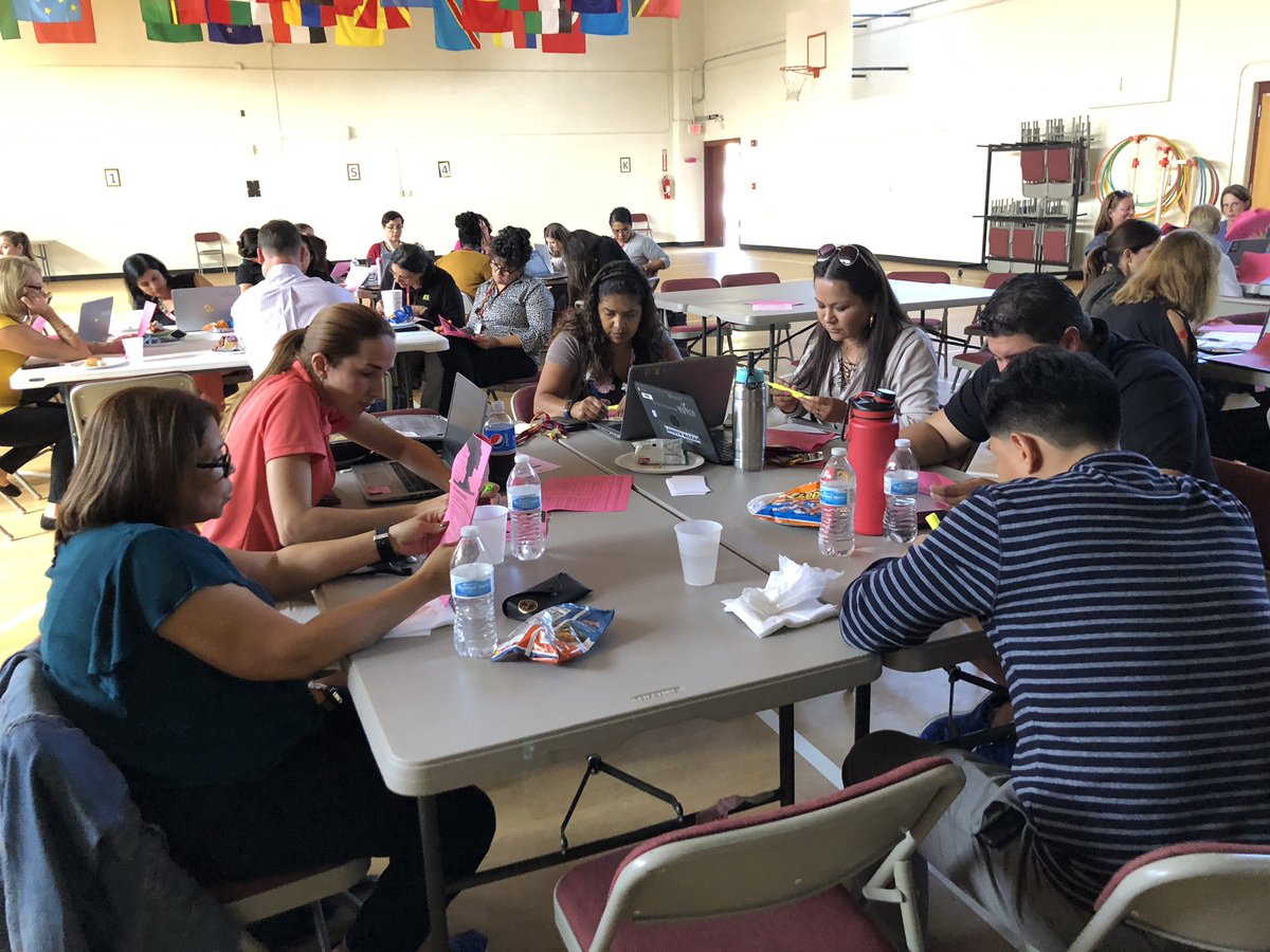 SpeasGlobal's tweet photo. Preparation for the #EnhancedPYP during our #EarlyReleaseDay. We examined what is NOT changing and discovered how the #IBLearnerProfile definitions have #Subsumed the #PYPAttitudes #Reflective #LearningJourney #pypchat @wsfcs https://t.co/IZNDHSIqS4