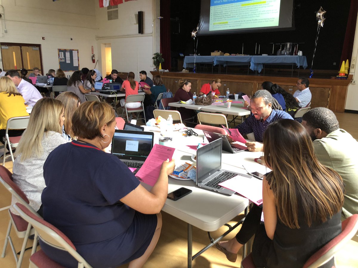 SpeasGlobal's tweet photo. Preparation for the #EnhancedPYP during our #EarlyReleaseDay. We examined what is NOT changing and discovered how the #IBLearnerProfile definitions have #Subsumed the #PYPAttitudes #Reflective #LearningJourney #pypchat @wsfcs https://t.co/IZNDHSIqS4