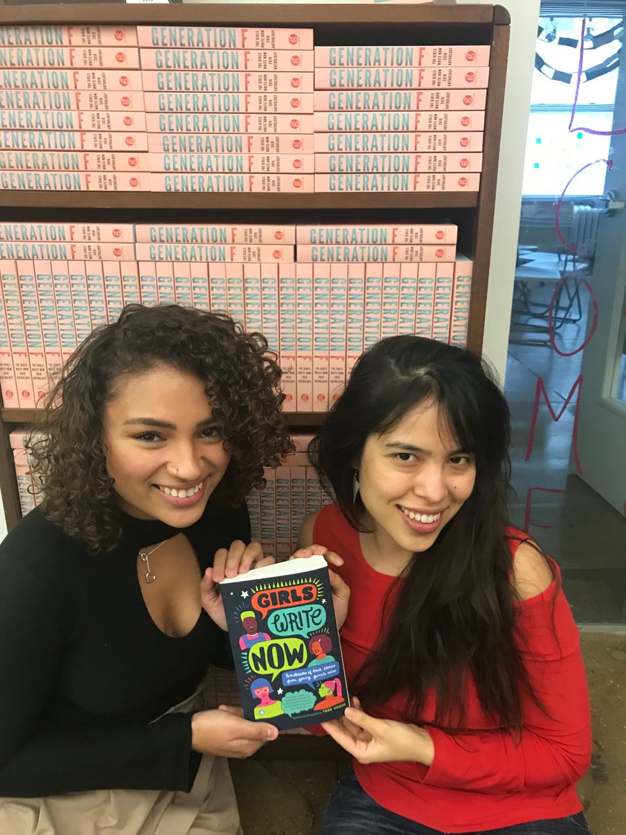 All of us in the office are wishing the mentees who are reading tonight good luck. It’s the launch of Girls Write Now: Two Decades of True Stories from Young Female Voices, ⁦@Tin_House⁩. In a few hours we will leave our desks and head over to ⁦<a href="/booksaremagicbk/">Books Are Magic</a>⁩ ❤️