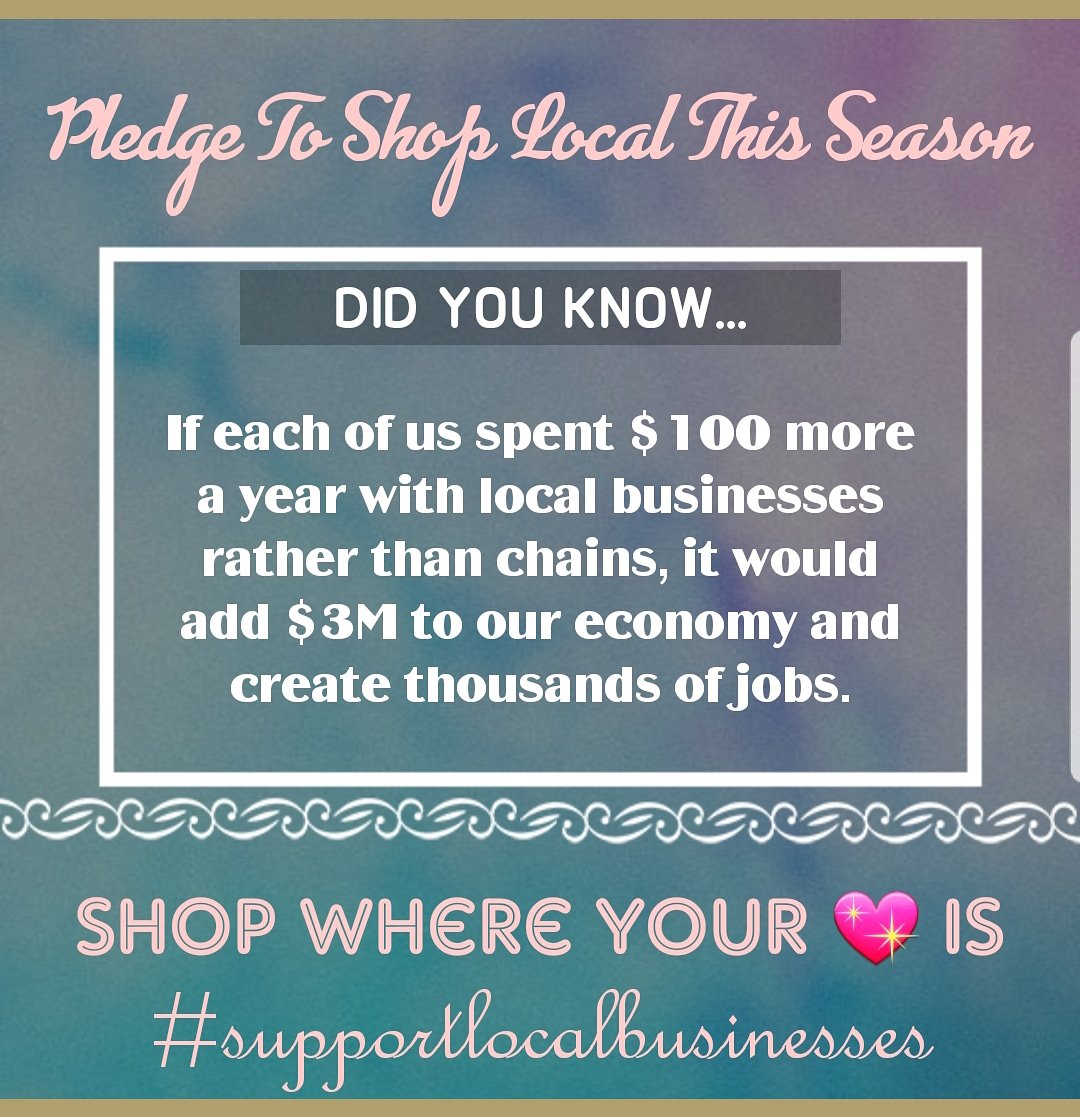 FeedingFrenzyVA's tweet photo. Join us in our pledge to shop, eat &amp; stay local this season.  From now until the end of the year, we will be highlighting local businesses. Share &amp; get free food! Let's all work to support local biz!  Who's with us? #supportlocalbusinesses #frenzypledge #eatlocalTRI #shoplocal https://t.co/uMwexCHD7e
