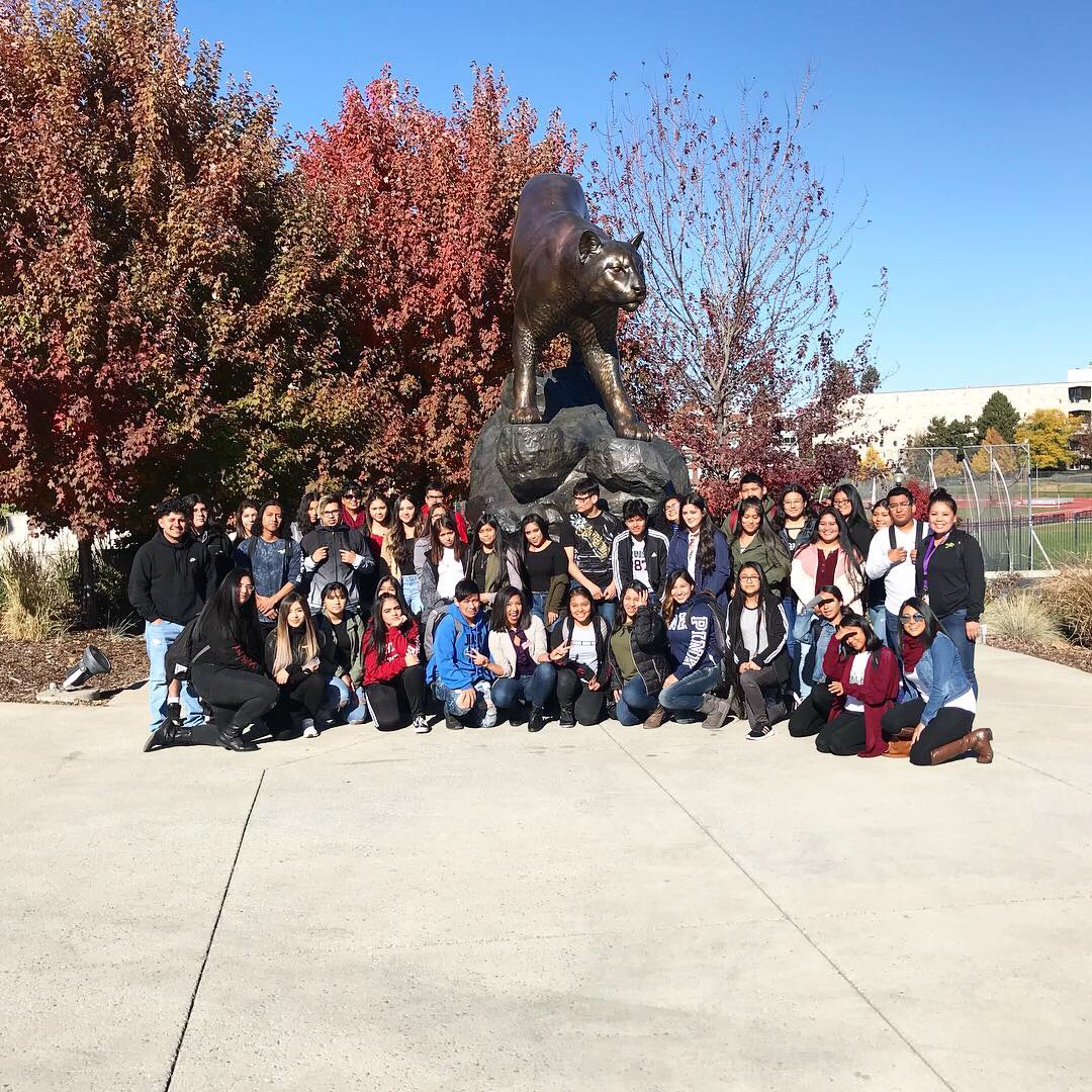 WSUCAMP's tweet photo. Pasco High School and Chiawana High School visiting WSU! Thank you Pasco School District and Cougar Connectors. Check out our CAMP staff and students later today with them #higheredgoals #pascohighschool #chiawanahighschool #wsucougars #wsuadmissions #migrantstories https://t.co/Tngsvzgj6R