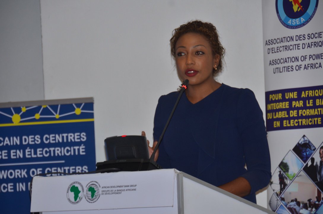 AfDB_Group's tweet image. “Parents, mentors, teachers are to encourage young girls &amp;amp; women at an early age to sign up for courses and build their careers in STEM, if we want to have competent women in the #energy sector.” – Director @VanessaMoungar on #GenderEquality &amp;amp; #EngageWomenInPowerSector 💡👩🏿‍💻