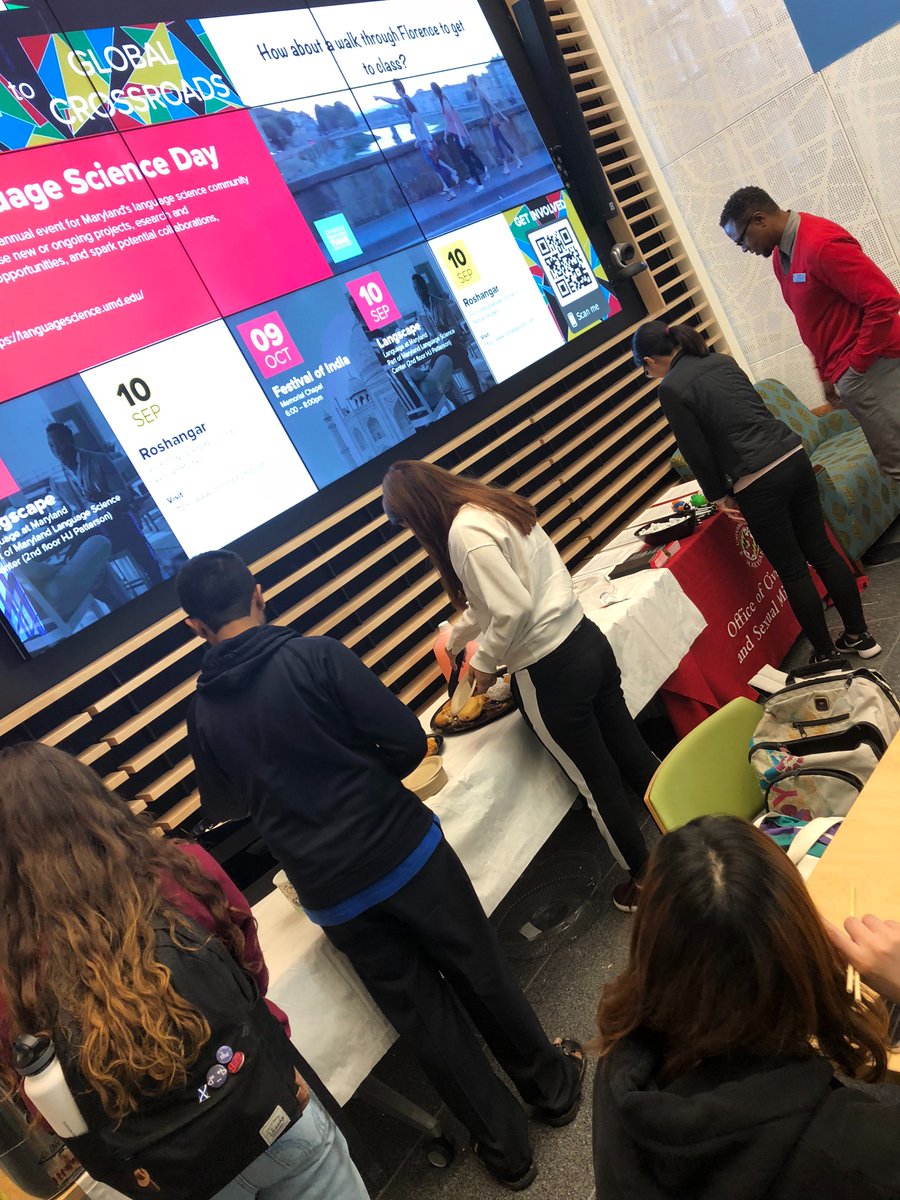 RuleofThumbUMD's tweet photo. Thank you so much for having OCRSM at International Coffee Hour! If you haven't come yet, there is still time to grab some snacks, coffee, and info on the office until 3:30pm in the H.J. Patterson Hall Atrium #ruleofthumbUMD #YearofImmigration https://t.co/hx7neaz1UK