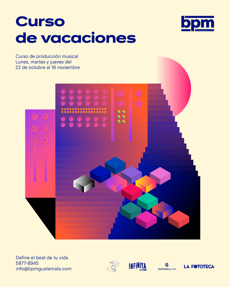 bpmguatemala's tweet photo. ¡Todavía nos quedan cupos! ¡No pierdas la oportunidad de aprender a mezclar tu propia música, en tiempo récord! ⚡💥🎧

Contáctanos para más información:
☎ 5877-8945
📱 5877-8945 (WhatsApp)
📧 mailto:info@bpmguatemala.com
#playlikethebest #workyourkeys #producerlife #mastering https://t.co/cbWotUKb7o