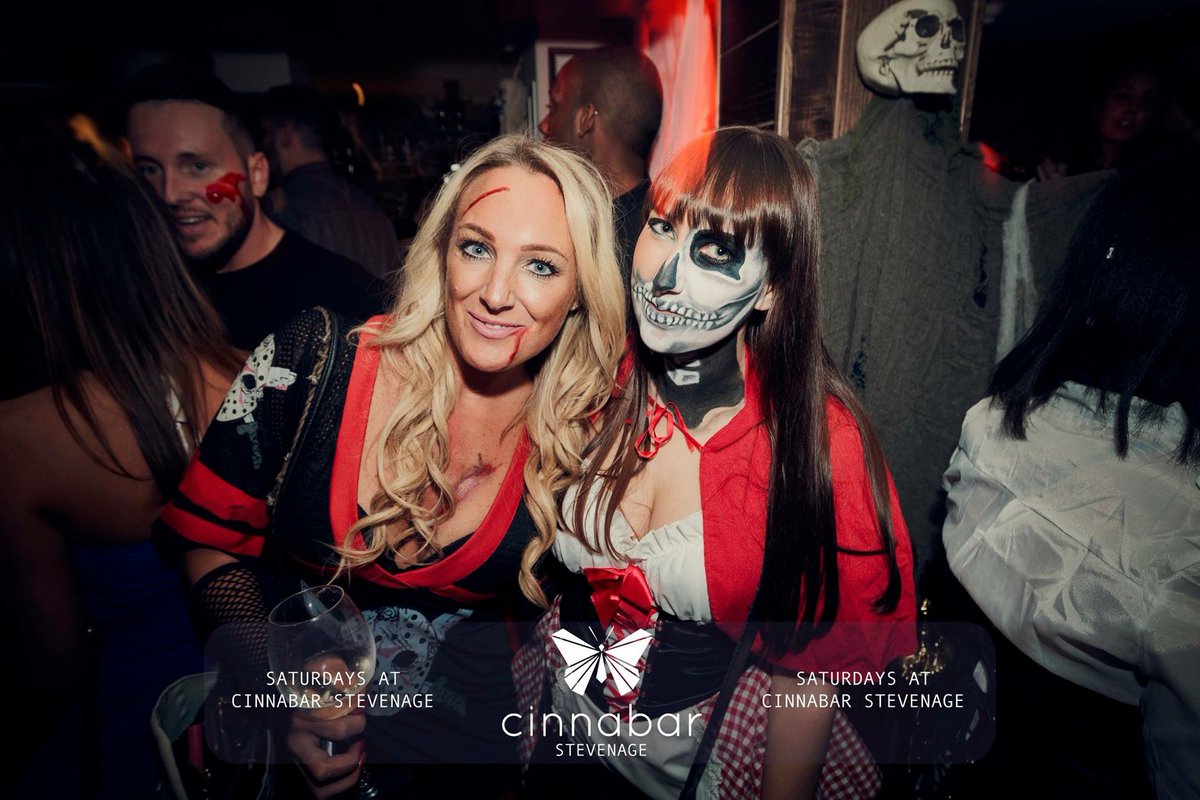 HALLOWEEN WEEKEND HERE AT CINNABAR STEVENAGE! 💀

Friday 26th - <a href="/HushEventsUk/">Hush</a> w/ <a href="/DarrellPrivett1/">Darrell Privett</a> <a href="/oneilmcd/">O'Neil McDowall</a> <a href="/Dj_Adam_kay/">kay</a> 🎃

Saturday 27th - <a href="/cinnaorsaint/">CinnaorSaint</a> w/ <a href="/MarcusJordan3/">Marcus Privett</a> <a href="/kevreynoldslive/">Kevin Reynolds Live</a> <a href="/dazlovelock/">Daz Lovelock</a> 👻

For Tables/Birthdays/Info: 01438 340202 📲