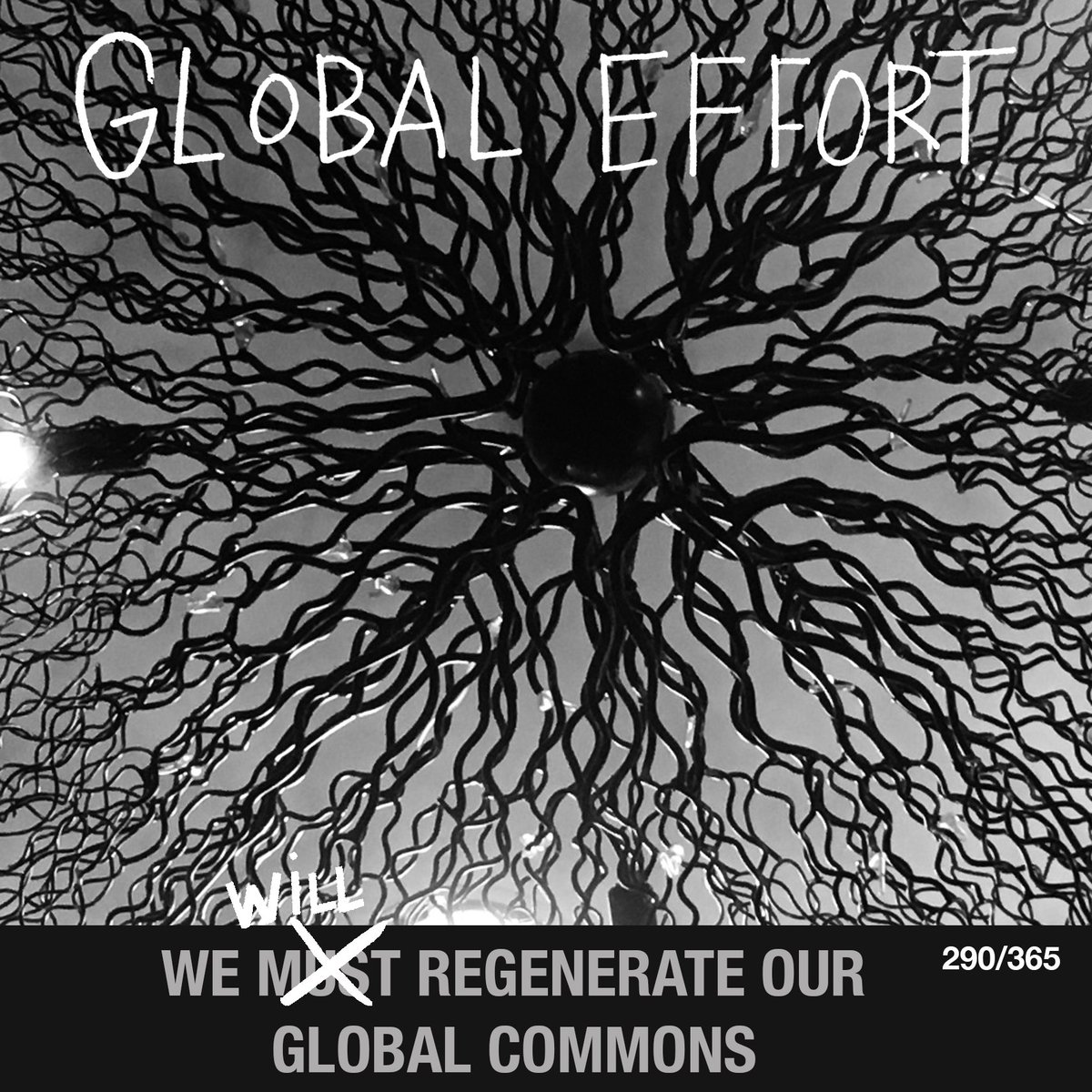 290/365 - The #globalcommons initiative is not a project - It's a global movement, lead by #science and enhanced by #you (Yes YOU) >> globalcommons.earth/experience/ #scribing #graphicrecording #visualpractice #blackandwhite #blackandwhitechallenge #blackandwhitephotography #lamp #design