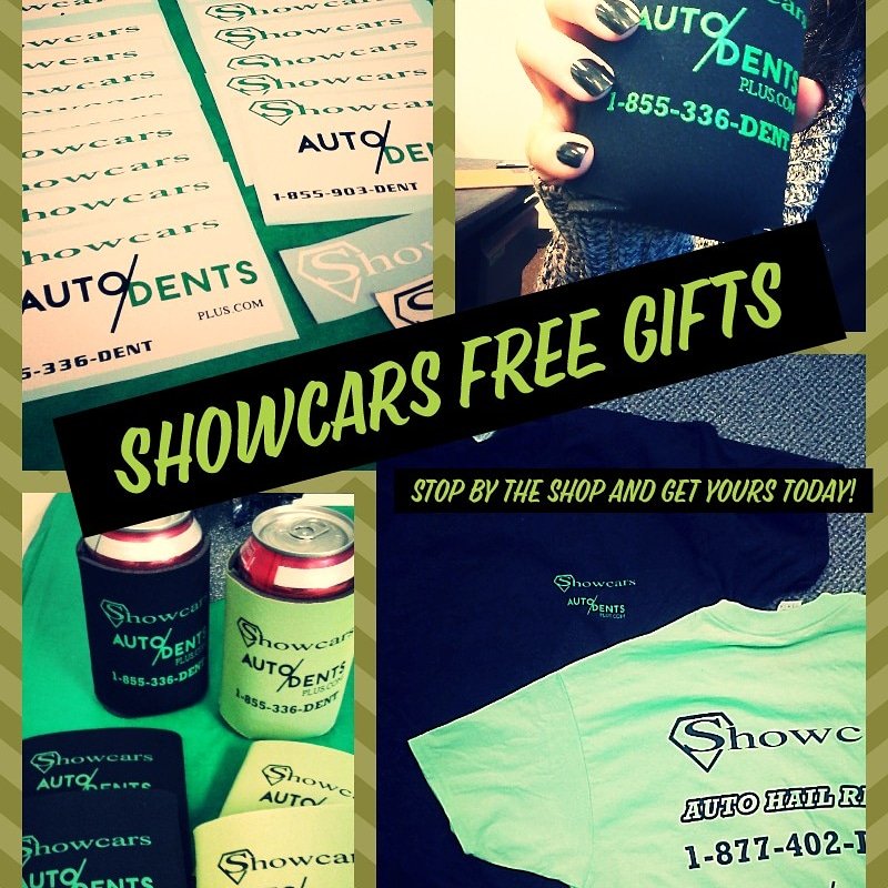 AutoDentsPlus's tweet photo. We love to show our appriciation to our customers so we have free gifts for the people we work with. 
For 2 WEEKS we will give them away to anyone who comes in just for an *estimate. 
*must receive a PDR estimate to redeem*
~855-336-DENT~855-380-HAIL~855-903-DENT https://t.co/s9vgC66INd
