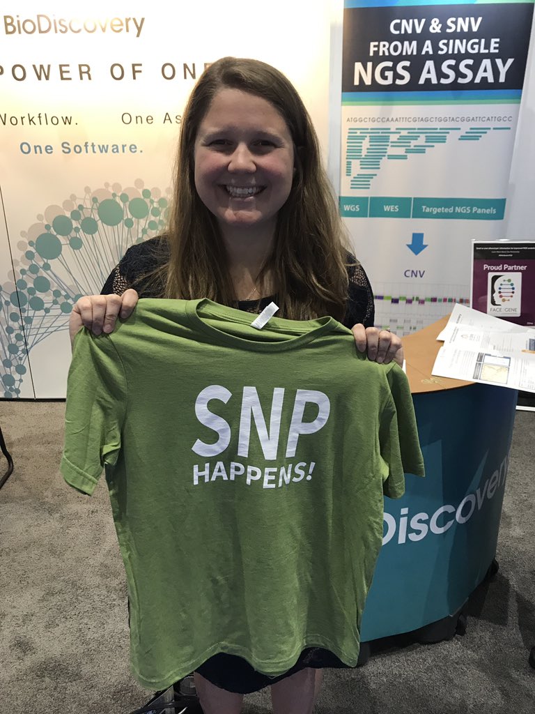 SNP Happens with #nxclinical 😂 booth 615 #ASHG186 <a href="/biodiscoveryinc/">BioDiscovery Inc.</a>