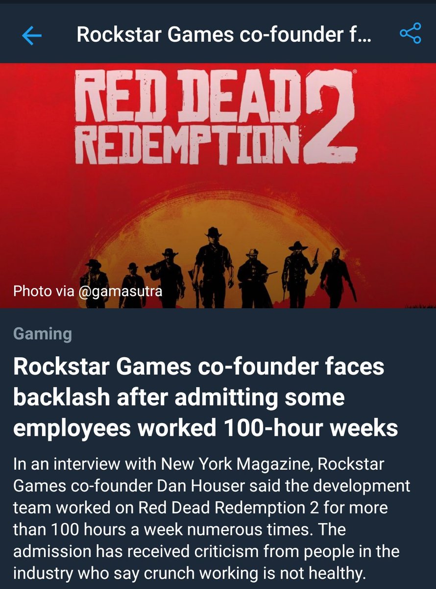 Game Theory Rejects Game Theory Rockstar S Employees Are Lazy Do Nothings Who Have Worked 130 Hours A Week