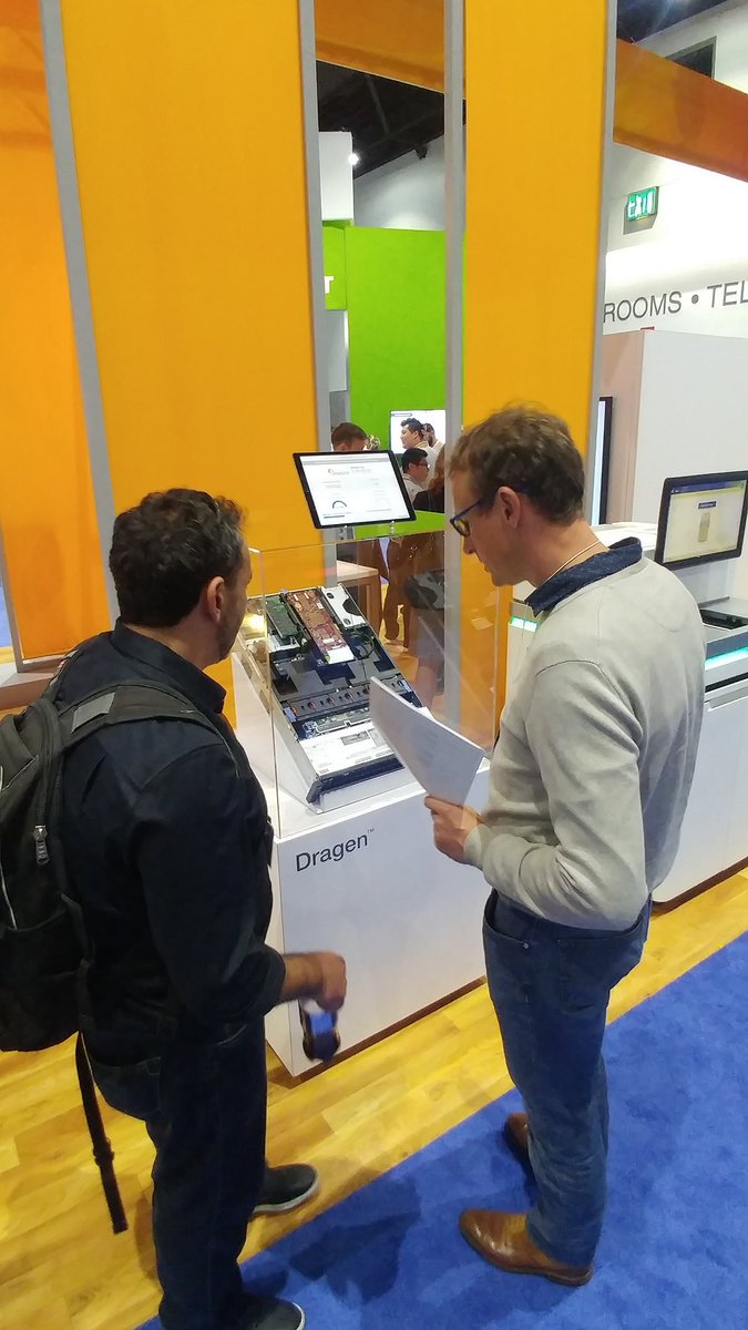 GavinStone's tweet image. DRAGEN creating a buzz at the @Illumina booth at #ASHG18