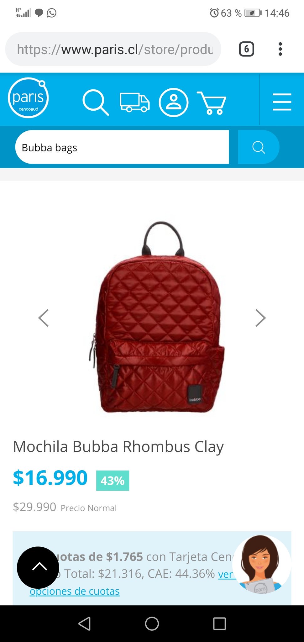Mochilas cheap bubba paris
