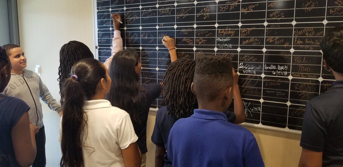 Young Middle Magnet School (@youngmiddlehcps) on Twitter photo Students sign their names to the solar panels of the new <a href="/SuncoastCU/">Suncoast Credit Union</a> solar administration building #WeClimbTogether #STEMtastic #STEMtober <a href="/SDHCMagnet/">HCPS Magnet Schools and Programs</a> <a href="/HillsboroughSch/">Hillsborough Schools</a> <a href="/HCPSArea4/">HCPS AREA 4</a> <a href="/HCPSTitle1/">HCPS Title1</a> <a href="/TampaBaySTEM/">TampaBaySTEM</a> <a href="/Jeff_Eakins/">Jeff Eakins</a> Students sign their names to the solar panels of the new <a href="/SuncoastCU/">Suncoast Credit Union</a> solar administration building #WeClimbTogether #STEMtastic #STEMtober <a href="/SDHCMagnet/">HCPS Magnet Schools and Programs</a> <a href="/HillsboroughSch/">Hillsborough Schools</a> <a href="/HCPSArea4/">HCPS AREA 4</a> <a href="/HCPSTitle1/">HCPS Title1</a> <a href="/TampaBaySTEM/">TampaBaySTEM</a> <a href="/Jeff_Eakins/">Jeff Eakins</a>