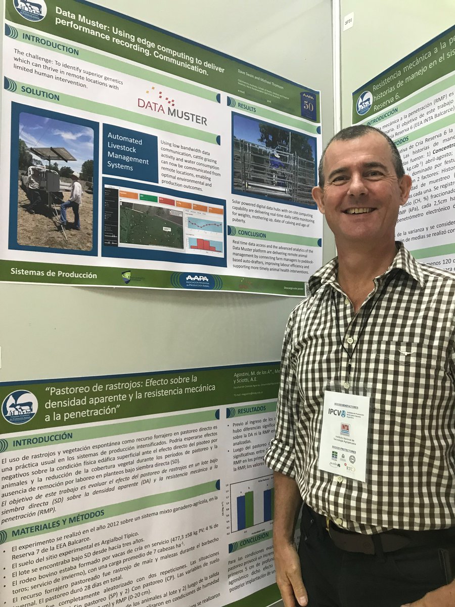 CQUniversity (@cqu) on Twitter photo #CQUniAg’s <a href="/davo_swain/">Dave Swain</a> is presenting his latest precision livestock management research & <a href="/Data_Muster/">DataMuster</a> technology at Argentina’s @41AAPA conference in Mar del Plata. Lots of excitement from the research community in adopting the systems to support livestock research worldwide #CQUniAg’s <a href="/davo_swain/">Dave Swain</a> is presenting his latest precision livestock management research & <a href="/Data_Muster/">DataMuster</a> technology at Argentina’s @41AAPA conference in Mar del Plata. Lots of excitement from the research community in adopting the systems to support livestock research worldwide