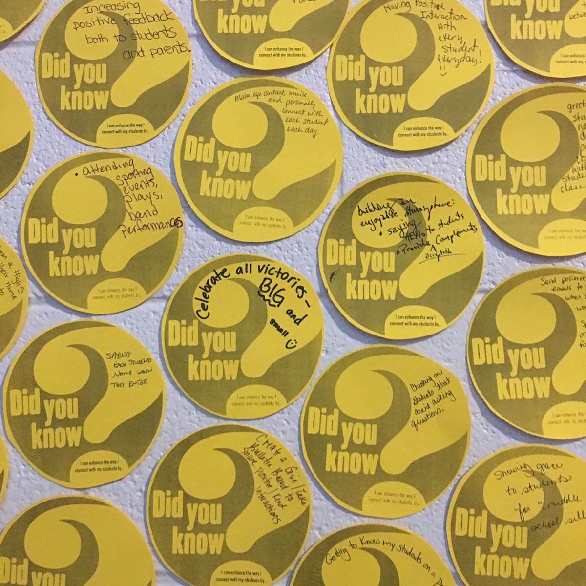 Making personal connections with every student is a daily and year long goal <a href="/SiegelMiddle/">Siegel Middle School</a> !