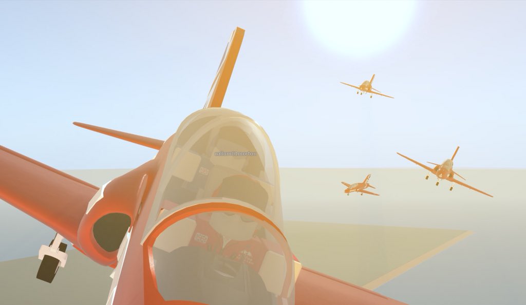 Virtual Roblox Red Arrows On Twitter Photo Taken From Red 8 Of Reds 2 3 5 6 And Coming In For Landing Back At Raf Scampton After Eurasiaairshow Had An Amazing Time - red arrows 2 roblox