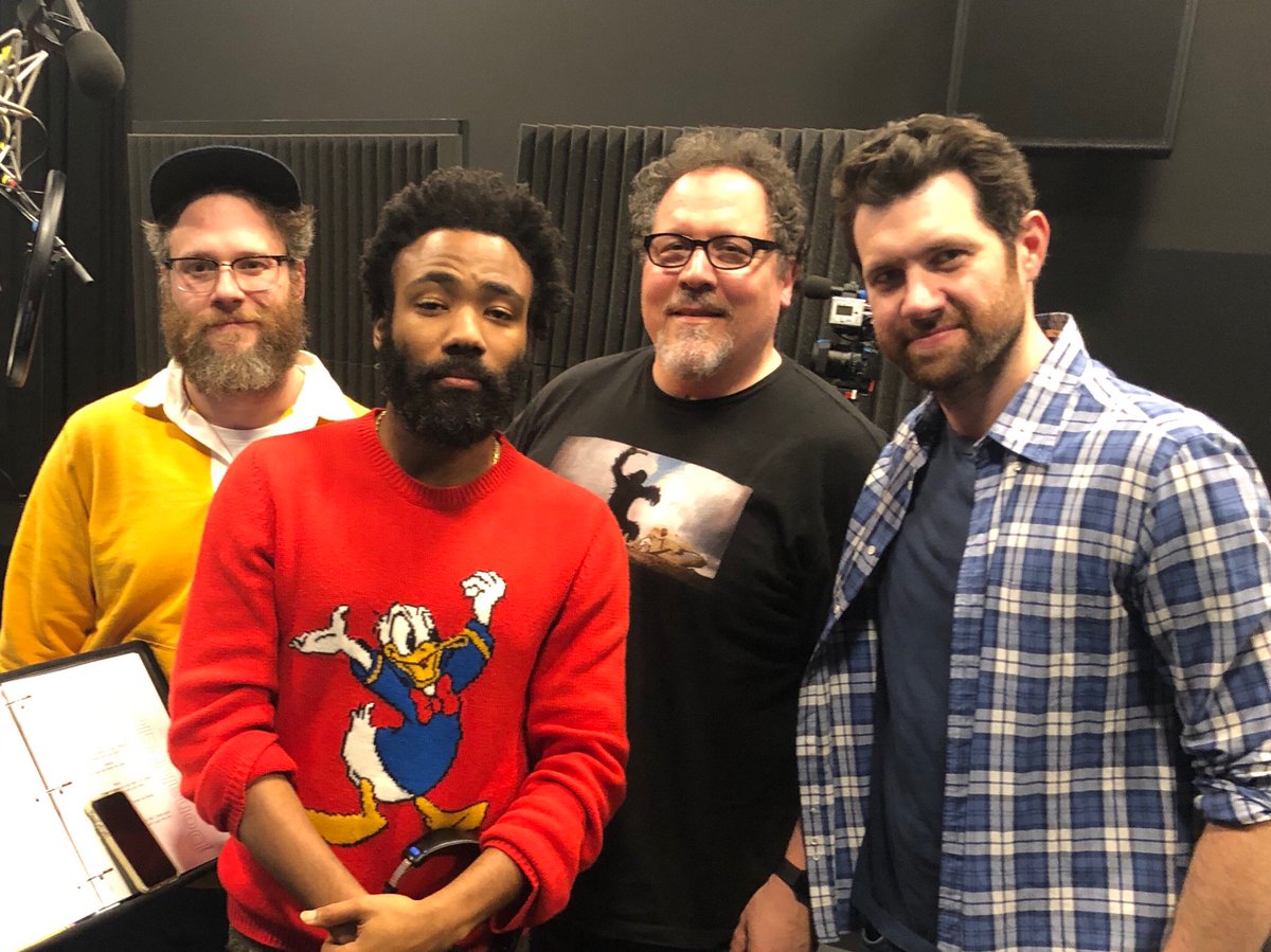 #lionking@Sethrogen @billyeichner @donaldglover