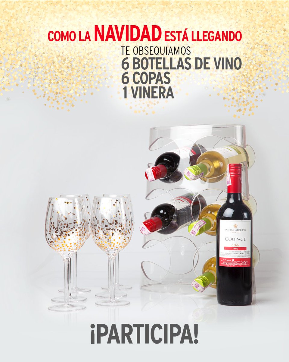 abstracta_ve's tweet photo. Como la Navidad está llegando te obsequiamos 6 botellas de vino de @GraciasAlVino, 6 copas de @abstracta_ve y 1 vinera de @Tiendas_Beco .
Visita nuestra cuenta de Instagram y conoce cómo puedes participar. https://t.co/1aM1ys0SLr