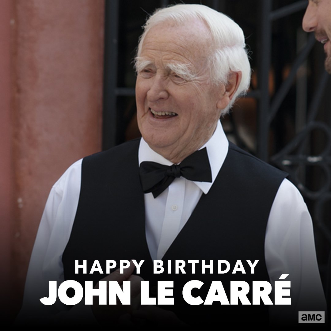 We\d like to furtively wish John le Carré a happy birthday! 