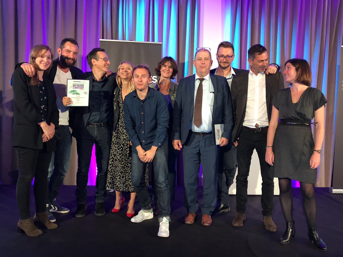 AgenceNikita's tweet photo. Fiers d'avoir remporté l'or au Grand Prix Stratégies dans la catégorie site éditorial et plateforme de marque. Top récompense pour toute l'équipe 🙌 Merci @strategies pour l'accueil #TeamNikita #PouleEmploi #Branding #BrandContent #Food #gpstrat https://t.co/EMUGjsw0sh