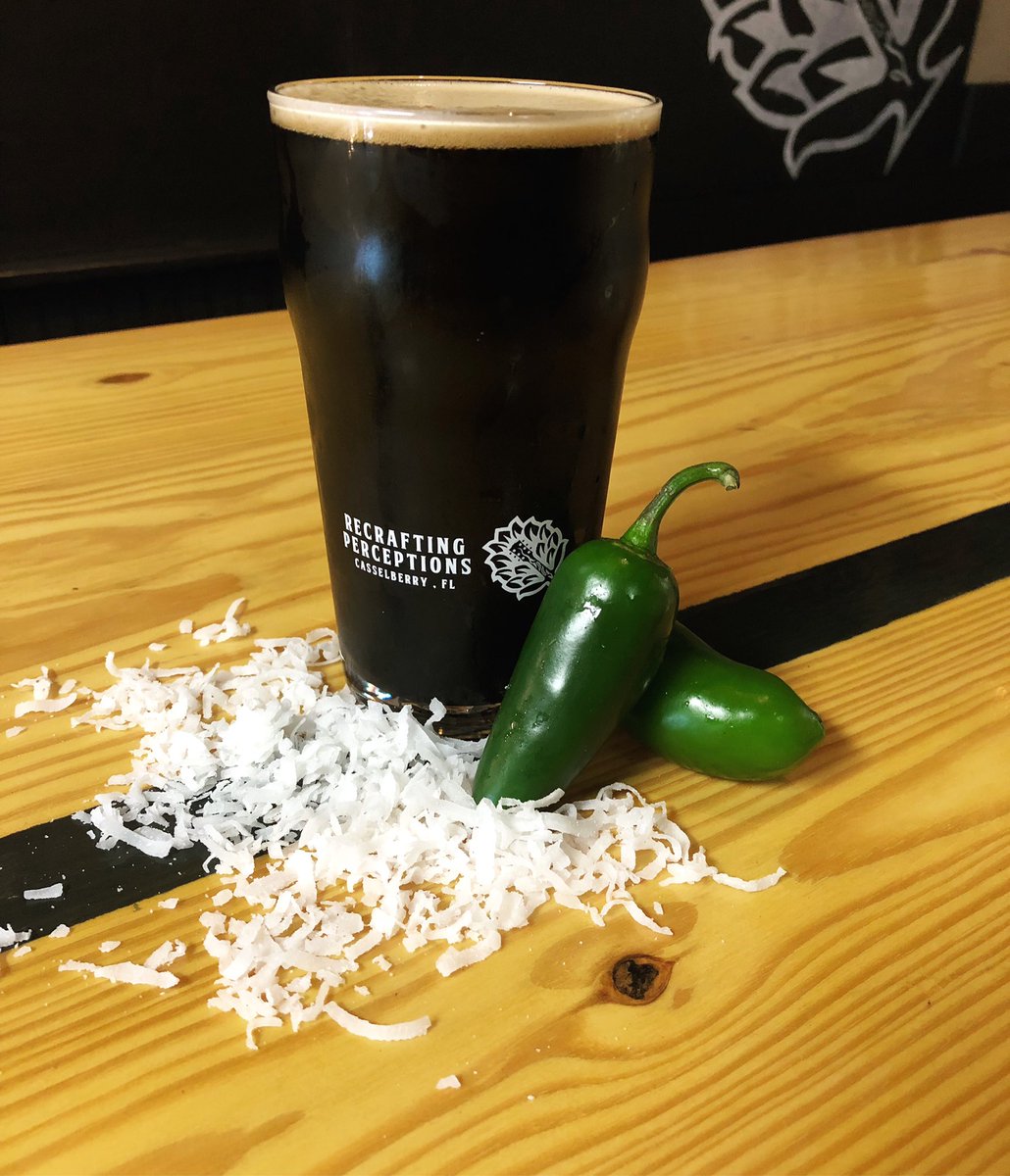 It’s Randall Wednesday! We’re tapping the 7 Layer Stout - Milk Stout through Jalapeños and Coconut at 5PM! #recraftingperceptions #beerinfusion #awardwinningstout #randallwednesday #milkstout