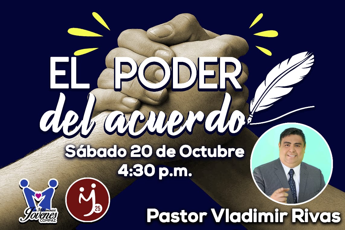 MJcompaz's tweet photo. Ven y Acompáñanos a la #MegaFiesta, este sábado 20, estará con nosotros nuestro Pastor con una palabra que bendecirá tu vida y familia  #ElPoderDelAcuerdo

No puedes faltar! 

@PastorVladimir @EsmeraldadeRiva @IglesiaCompaz
@compazJ25 https://t.co/dOy7NwjUHz