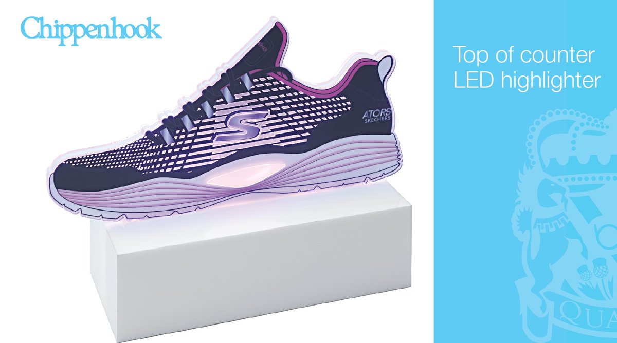 Chippenhook1's tweet image. Let’s bring your brand forward in a crowded retail environment. 

#counterdisplays #leddisplay #shoedisplay #retail hashtag#branding #shoes #fancykicks