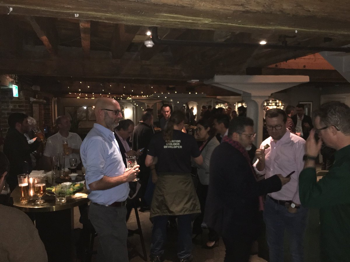 James_Neale's tweet photo. Epic dev meetup tonight! Thanks all who came. #NowForum18 https://t.co/2aFzN49uEp