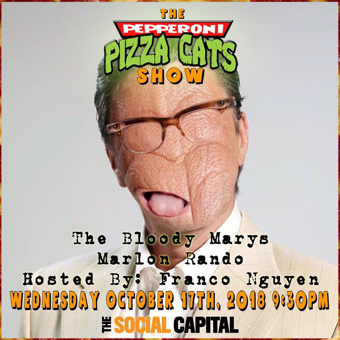 The 
Pepperoni Pizza Cats
Show!
TONIGHT <a href="/TheSoCap/">SoCap Comedy</a> 
9:30pm/3rd Fl/PWYC
JAM + Shindig!
