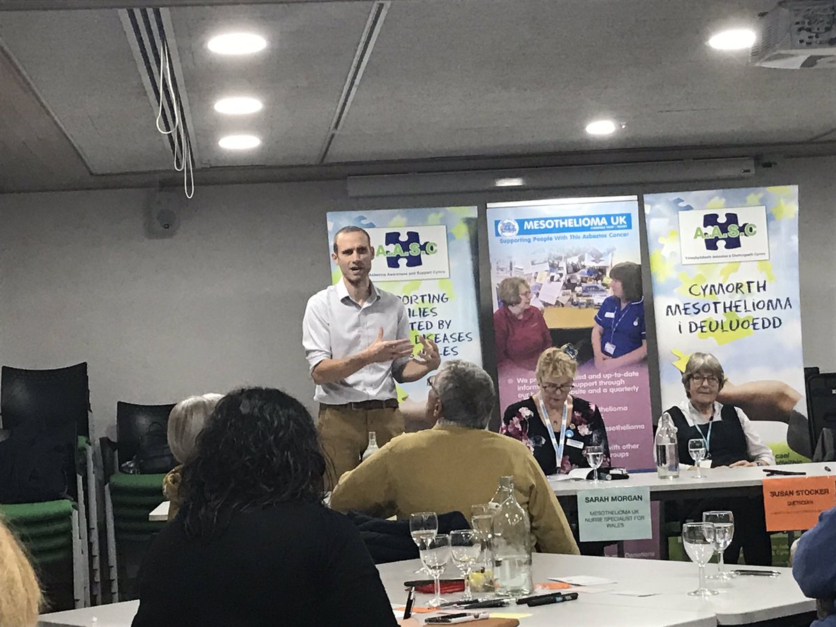 mandaevs's tweet photo. Very informative afternoon at Wales’ first patient and carer event for those suffering from asbestos related disease. Thank you @AASC2 @SarahMesoWales @physiologic_al https://t.co/TpttNBqwQE