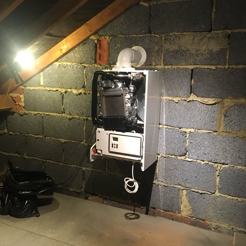 SwannPlumbing's tweet photo. @atagheating #Quality #Economiser unit being fitted in a loft. Luckily we have luxury in loft terms ie a light and some flooring!π. High efficiency, A-Rated #combi boiler. #Dunkirk #Canterbury #Whitstable https://t.co/1SsqQL8bss