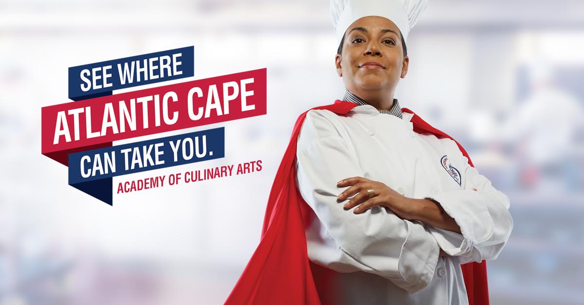 Register for spring classes at the ACA beginning Oct. 29.  New culinary students should contact Judy DeSalvo at 609-343-5624 or desalvo@atlantic.edu to schedule a registration appointment. For more information about the ACA, visit atlantic.edu/aca.