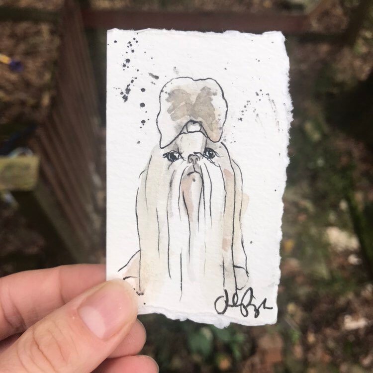 tinybarnstudio's tweet photo. Teeny Tiny Pet Portraits are 15% off this month!! https://t.co/EdUWUr4klj https://t.co/PzJtgi2FGc