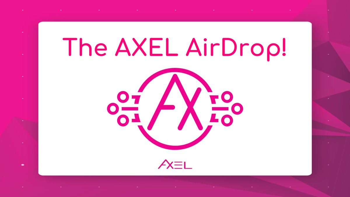AXELUnlimited's tweet photo. Ends October 24!!! Sign up before it's too late!
The AXEL AirDrop is now live - follow the link to take part and get your tokens! #airdropalert #Blockchain #TokenGet
https://t.co/rrOB8PKFSR https://t.co/UBaaSBbQAS