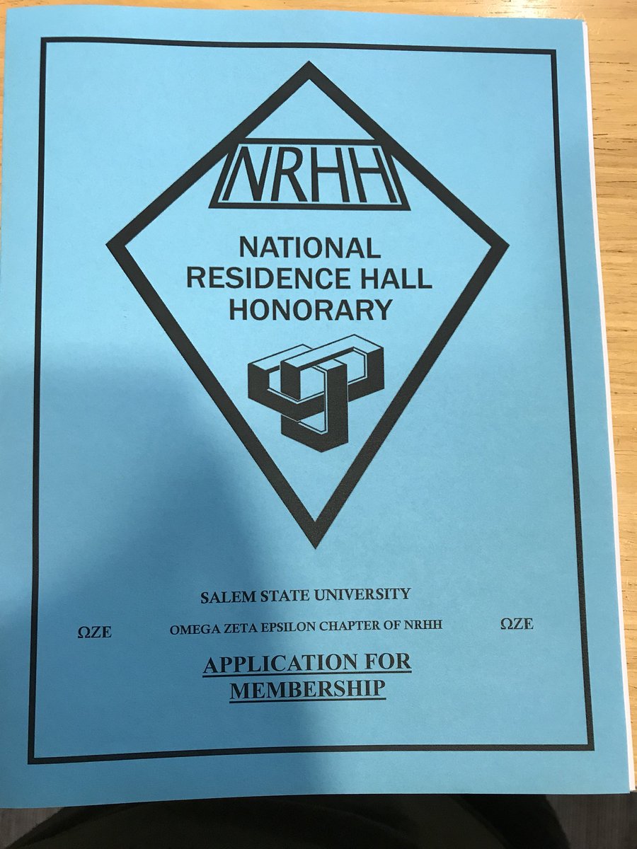 National Residence Hall Honorary (NRHH) applications are out now at the front desks of the following Residence Halls: Viking, Marsh and Atlantic! Email ssunrhhpres@gmail.com with any questions!! 💙💎