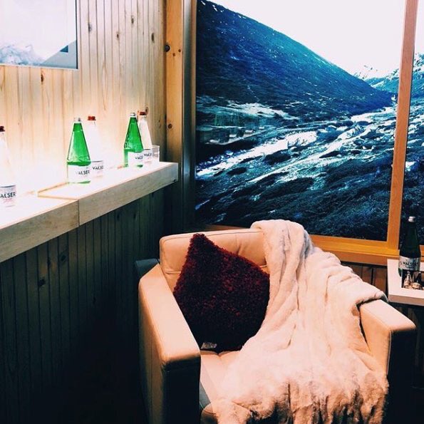 take us back to our atl launch party with all the swiss vibes 🇨🇭 #valserusa #madebymountains #swissmade