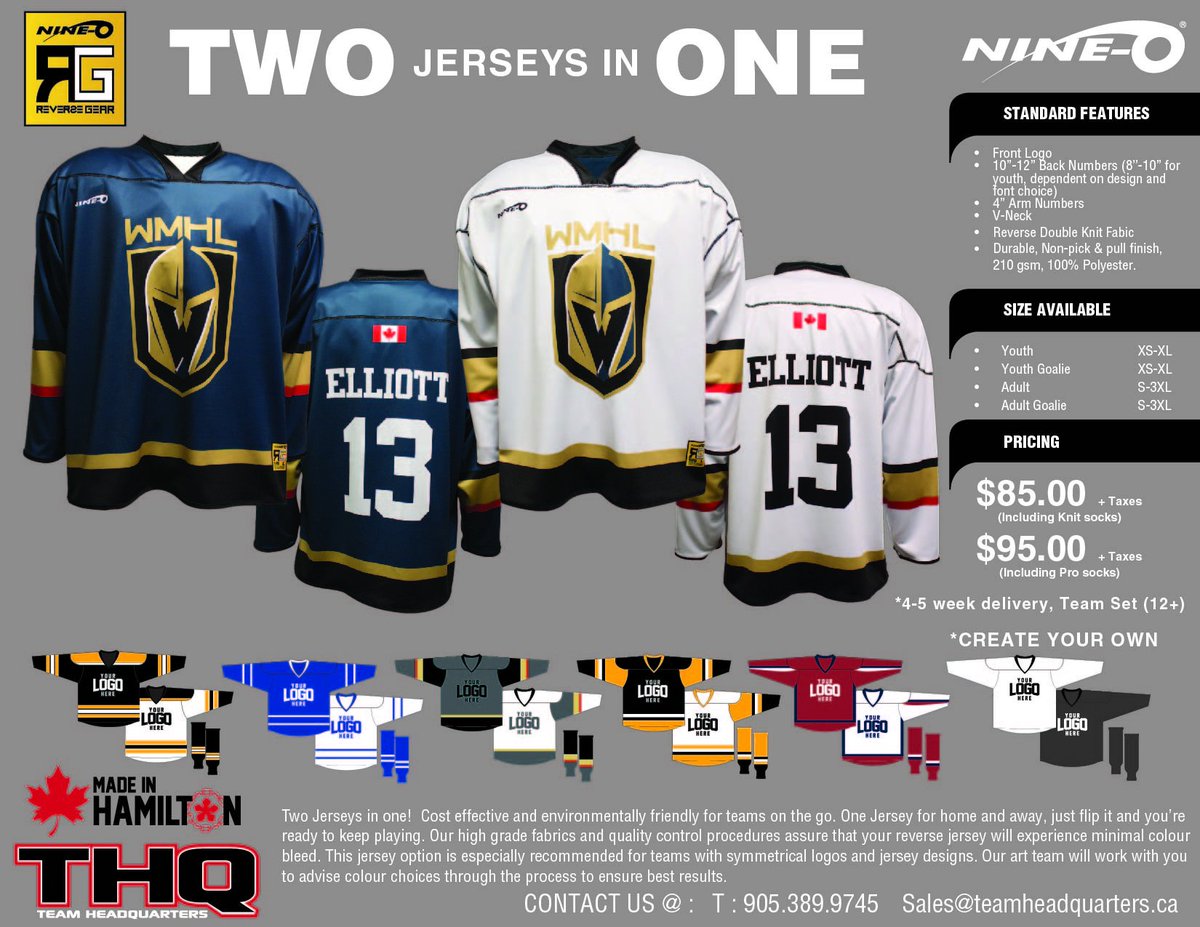 GoLike_NineO's tweet photo. The future of custom hockey jerseys is here!!! Get your team reversible jerseys ordered today!
#2in1 #madeincanada #madeinhamont #hamont #reversiblejerseys #beerleaguehockey #905 #the6 https://t.co/2FFjXhhJTo
