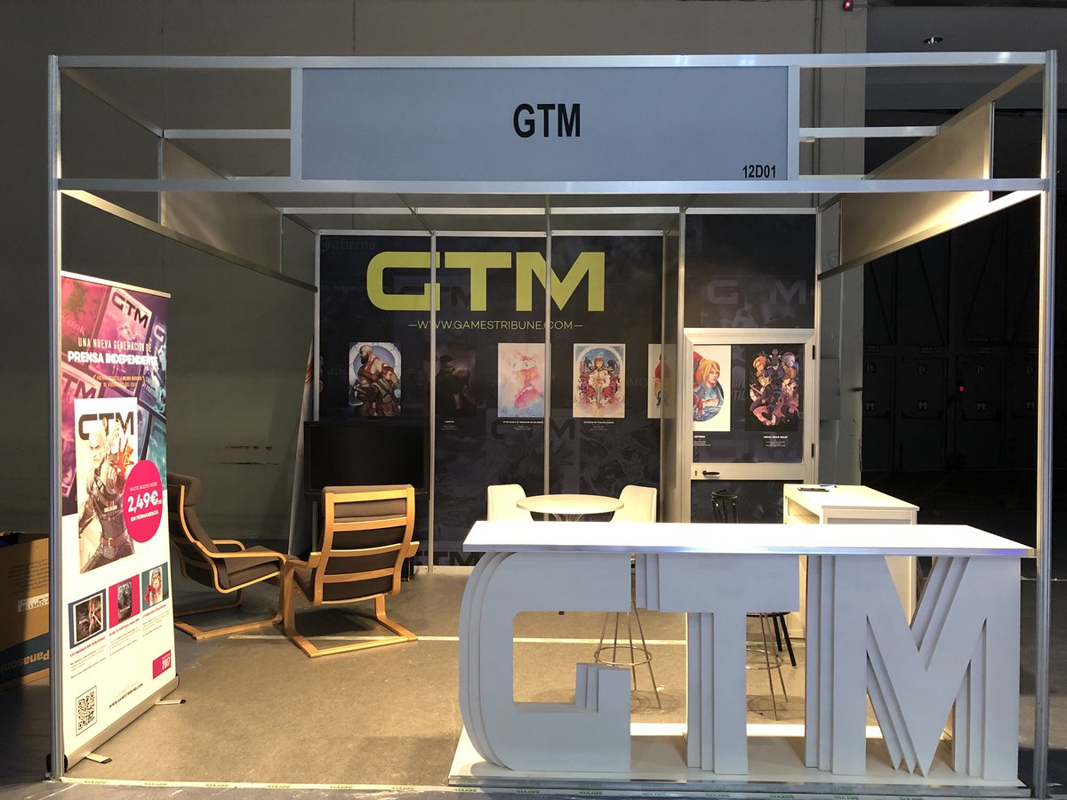 GamesTribune's tweet photo. ¡Buenas noches familia! Llegamos ahora parte del equipo de GTM de preparar el stand de @MadGamesWeek ¿Queréis un adelanto? @felixbarrachina @Ramisfactions y @NinielAlmaren se lo han dejado todo para dejarlo listo! ¡Y aún queda algún detalle que mañana veréis! 😏 https://t.co/xhr26g1IHy