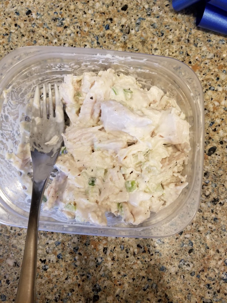 mtouchette's tweet photo. @AskTSA ... chicken salad, yay or nay? https://t.co/L6YQMElCkf