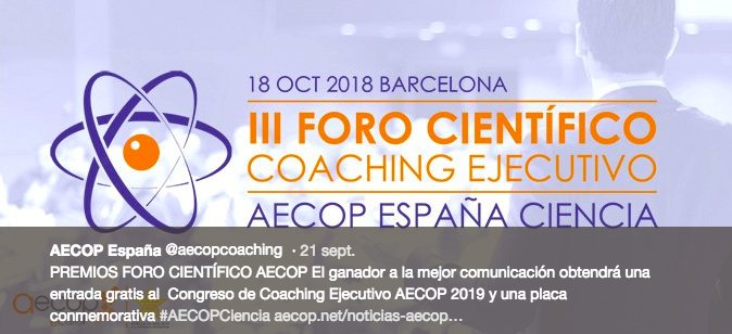ToniCatedra's tweet photo. Mañana presentaremos comunicación el el III Foro Científico de Coaching Ejecutivo @aecop_cat @aecopcoaching junto con dos cracks: @PovedanoCharo y @MeritxellO Un orgullo para mi! #coaching #rrhh #empleo #talento https://t.co/qGR91HuvV5