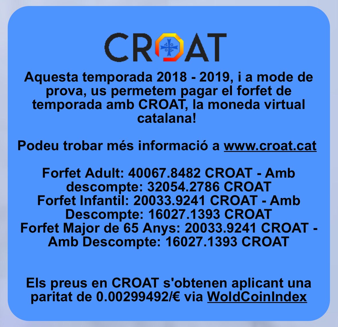 TuixentLaVansa's tweet photo. @CROATPirineus @llesdecerdanya @CriptoCROAT @CROATcoin @TotNordic ☝️ https://t.co/g7G59wb1QY