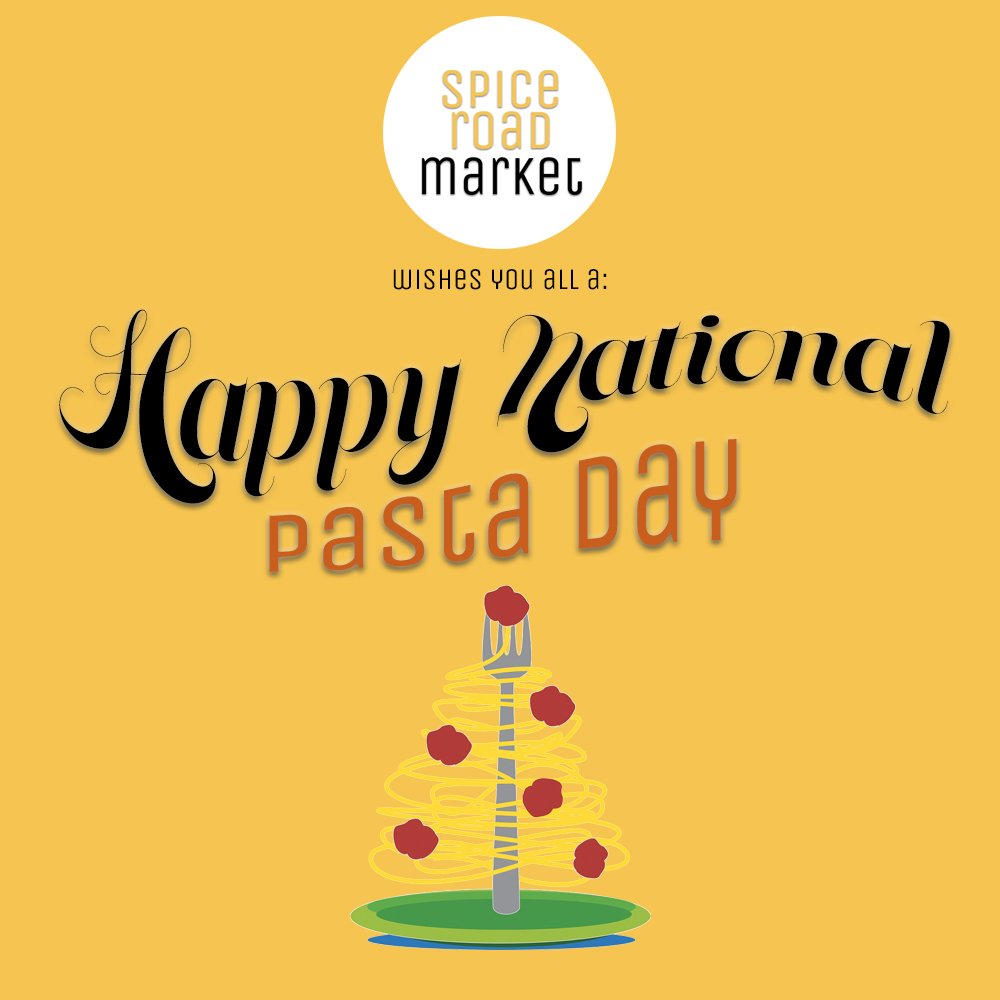 Stayed tuned for some great Italian pasta products coming soon to Spice Road Market!

#NationalPastaDay #SpiceRoadCulture #internationalcuisine #italianfood #italiancuisine #globalcuisine #pasta #organic #glutenfree #kosher #fairtrade #culturalfoods #foodstagram