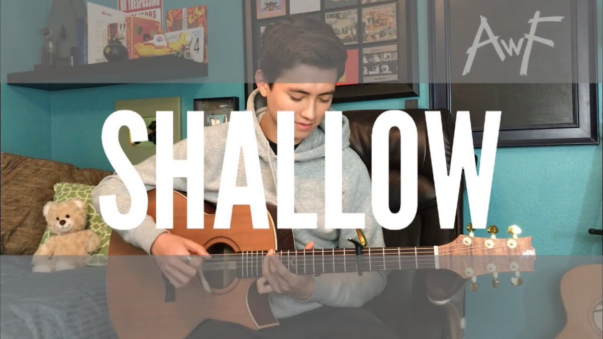 It's the #AStarIsBorn cover you've been waiting for! Check out <a href="/andywfoy/">Andrew Foy</a>'s guitar version of 'Shallow' by Lady Gaga &amp; Bradley Cooper - 
youtu.be/3hVktshHkK0 #BBTVfam