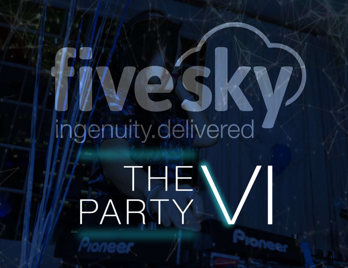 Fivesky's tweet photo. Don't forget to bring your party shoes tomorrow as #TeamFivesky celebrates our 6th Anniversary with our amazing team, clients, advisors and partners for helping in our collective success! Fivesky's The Party VI. See you there! 😎⚡️😎

#PartyNYC #NYC #Manhattan #CyberSecurity #NYC https://t.co/TnPTqVi3TO